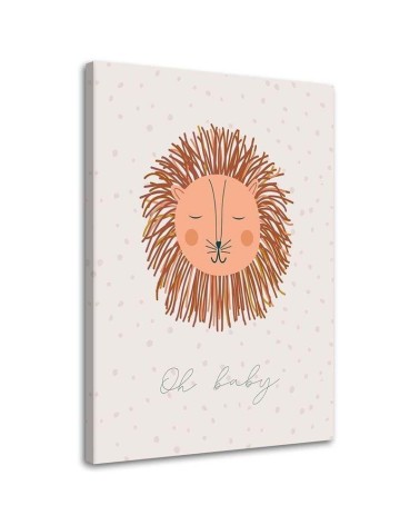 Dekoratives Leinwandbild - Verwunschener Löwe | Feeby