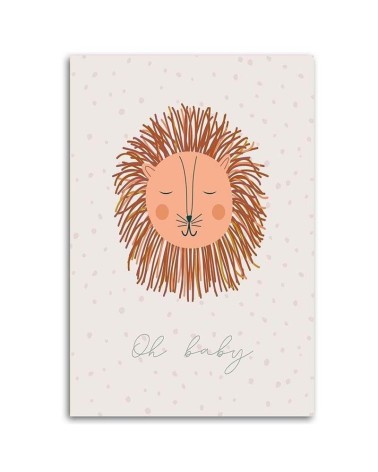 Dekoratives Leinwandbild - Verwunschener Löwe | Feeby