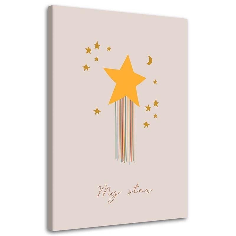 Modernes Wandbild - Verwunschener Stern | Feeby