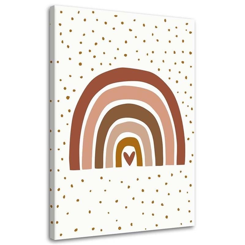 Bild auf Leinwand - Rosa Regenbogen | Feeby