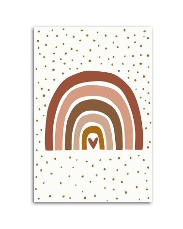 Bild auf Leinwand - Rosa Regenbogen | Feeby