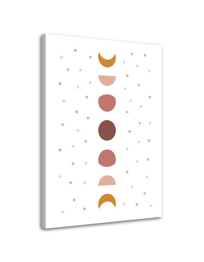 Leinwandbild - Zusammensetzung des Mondes | Feeby