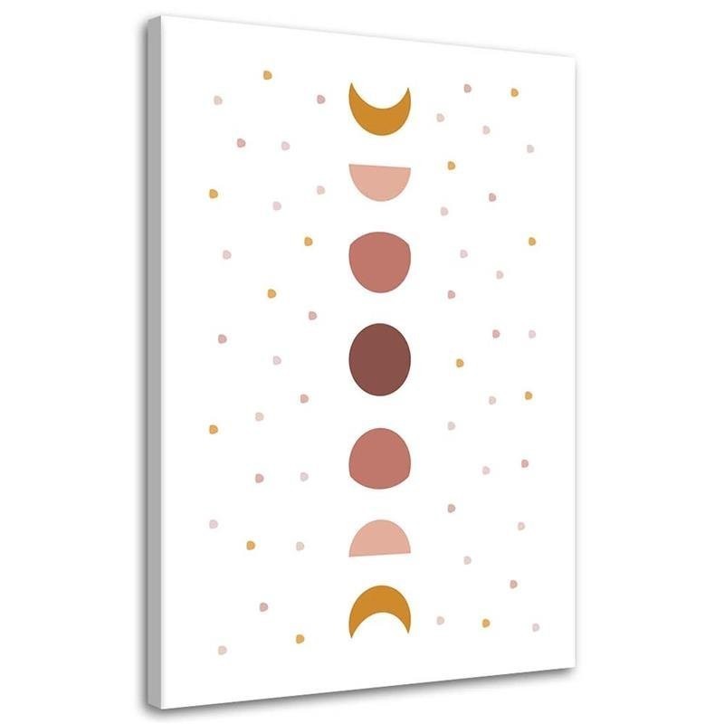 Leinwandbild - Zusammensetzung des Mondes | Feeby