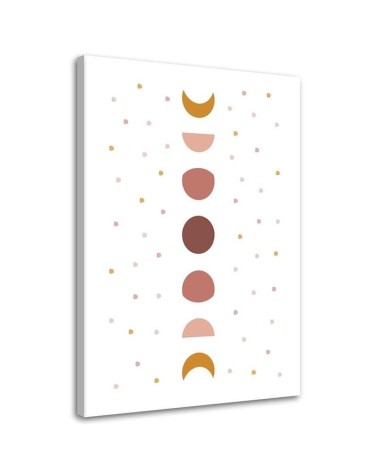 Leinwandbild - Zusammensetzung des Mondes | Feeby