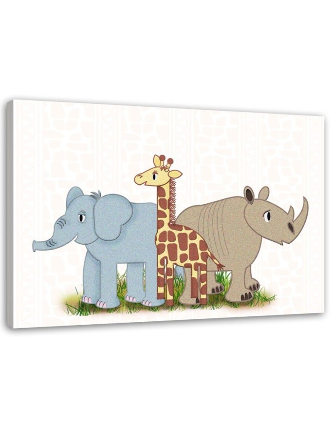 Leinwandbild - Afrikanische Freunde | Feeby