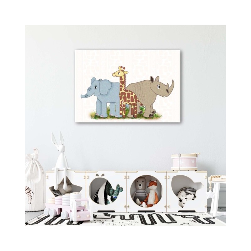 Leinwandbild - Afrikanische Freunde | Feeby