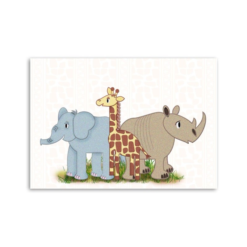 Leinwandbild - Afrikanische Freunde | Feeby