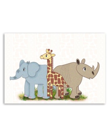 Leinwandbild - Afrikanische Freunde | Feeby