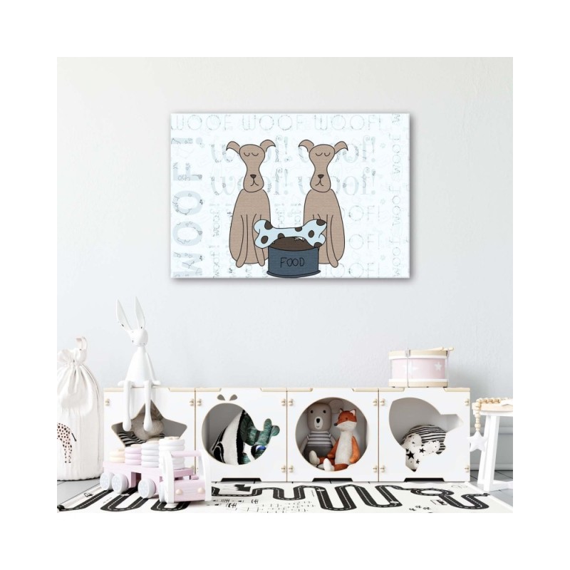 Bild auf Leinwand - Hundeknochen | Feeby