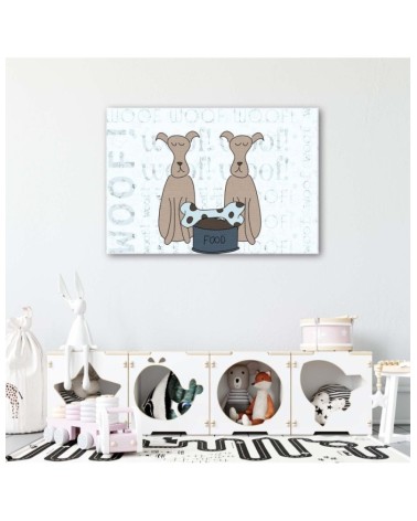 Bild auf Leinwand - Hundeknochen | Feeby