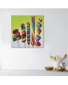 Canvas prints for children's wall - Colourful lollipops | FEEBY
