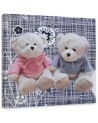 Canvas wrapped prints for children - Two white bears | FEEBY