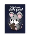 Canvas prints for teenager's room - Reading mouse Noemi Fadda | FEEBY