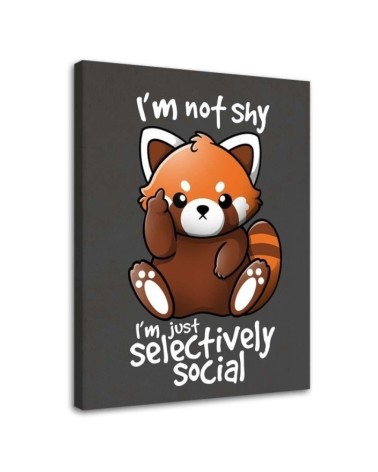 Canvas prints for teenager's room - Panda Noemi Fadda | FEEBY
