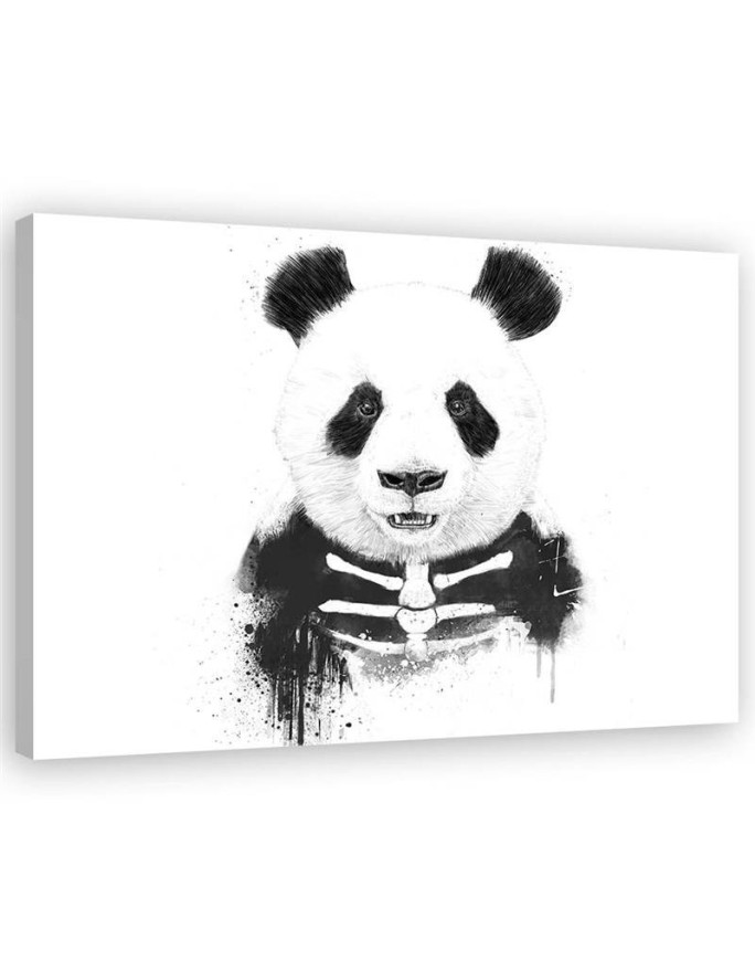 Obraz dla nastolatka - Miś panda szkielet Balazs Solti | FEEBY
