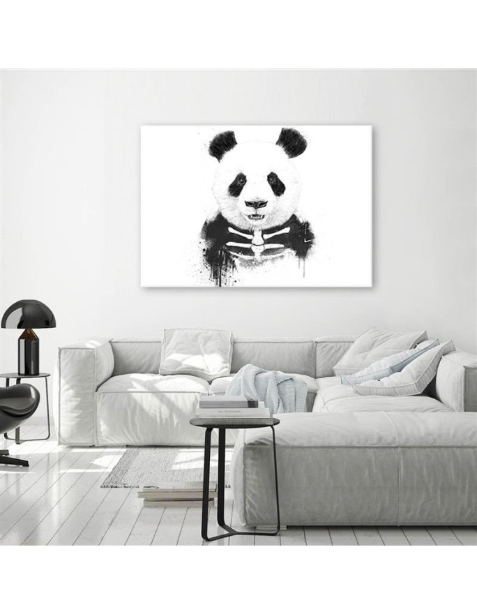 Obraz dla nastolatka - Miś panda szkielet Balazs Solti | FEEBY