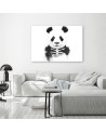Obraz dla nastolatka - Miś panda szkielet Balazs Solti | FEEBY