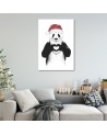Obraz ścienny - Panda w stroju mikołaja Balazs Solti | FEEBY