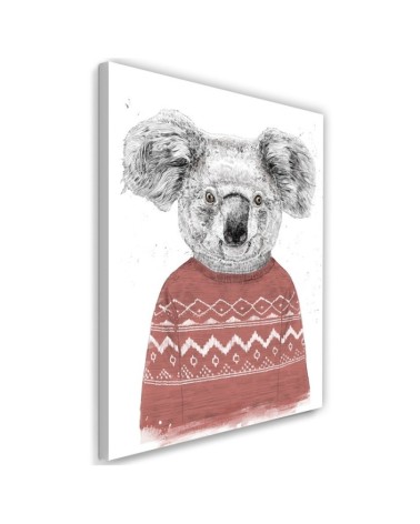 Obraz - Miś koala w świątecznym sweterku Balazs Solti | FEEBY