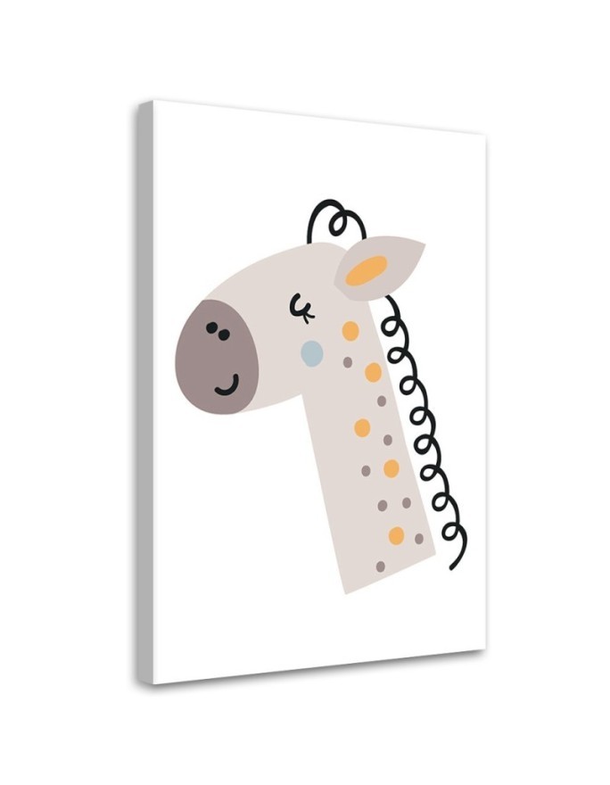 Leinwandbild modern - Boho Pferd für Kinder | Feeby