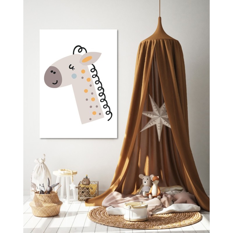 Obrz do pokoju dziecka - Konik Boho dla dzieci | FEEBY