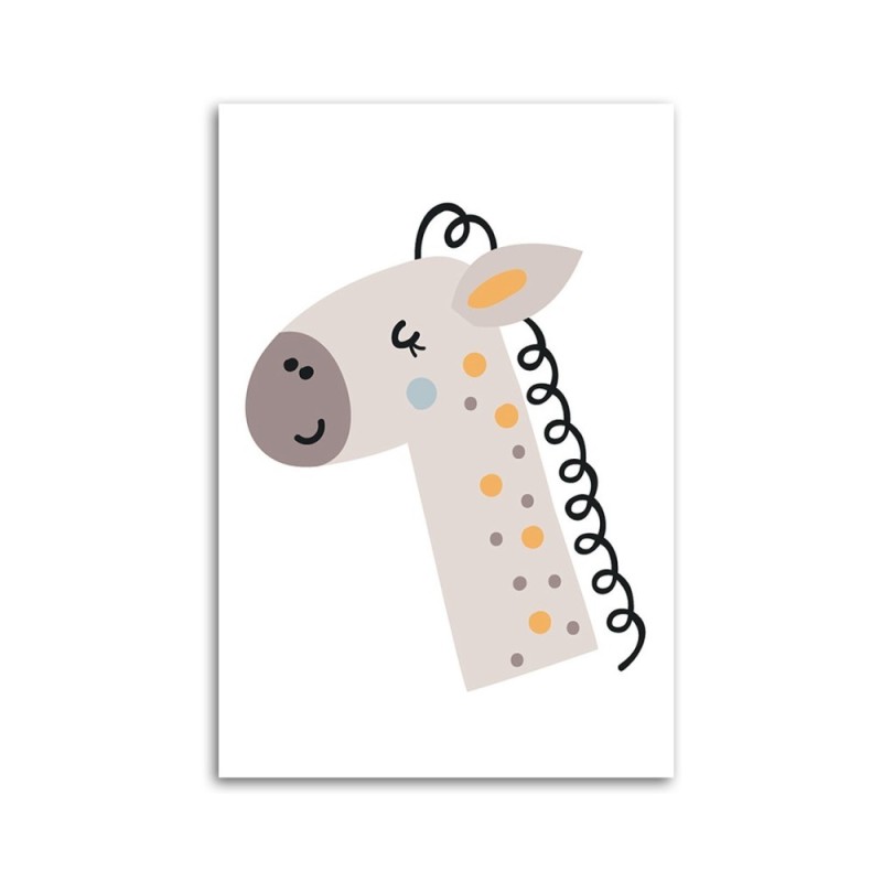 Obrz do pokoju dziecka - Konik Boho dla dzieci | FEEBY