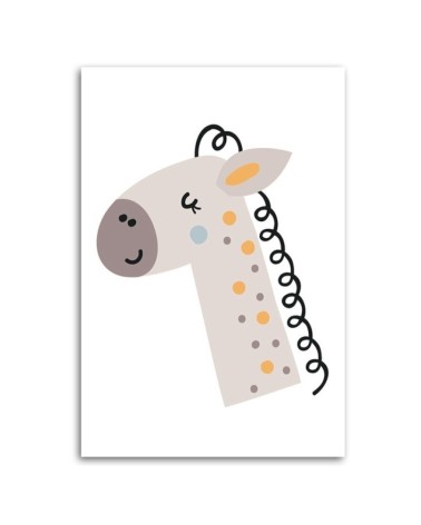 Leinwandbild modern - Boho Pferd für Kinder | Feeby