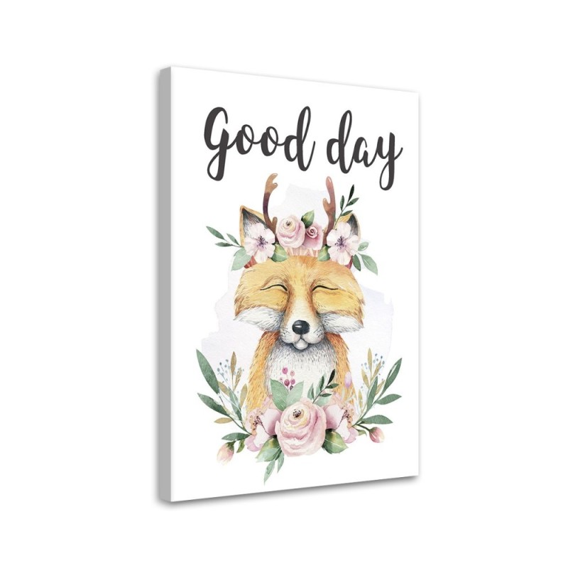 Leinwandbild - Fuchsblumen für Kinder | Feeby