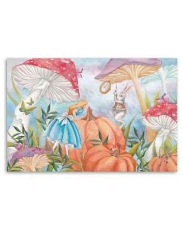 Modernes Wandbild - Little Alice im Land der Wunder | Feeby