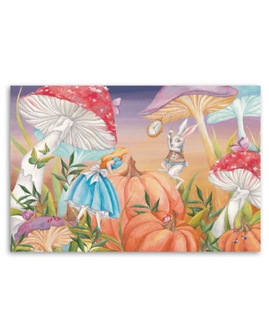 Modernes Wandbild - Little Alice im Land der Wunder | Feeby