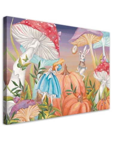 Bild auf Leinwand - Little Alice im Land der Wunder | Feeby