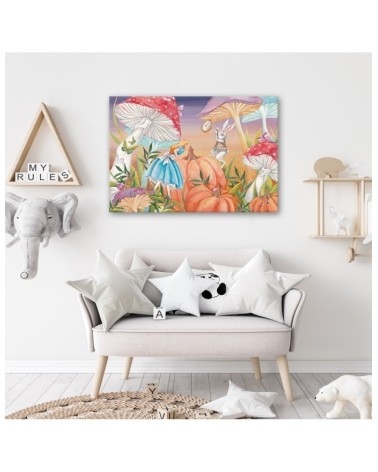 Bild auf Leinwand - Little Alice im Land der Wunder | Feeby