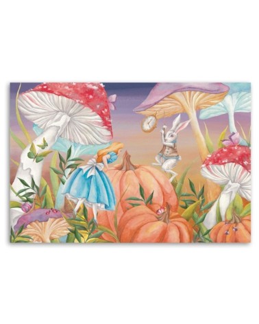 Bild auf Leinwand - Little Alice im Land der Wunder | Feeby