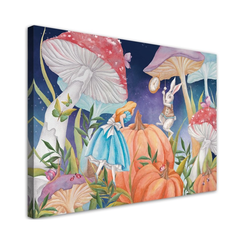 Bild auf Leinwand - Little Alice im Land der Wunder | Feeby