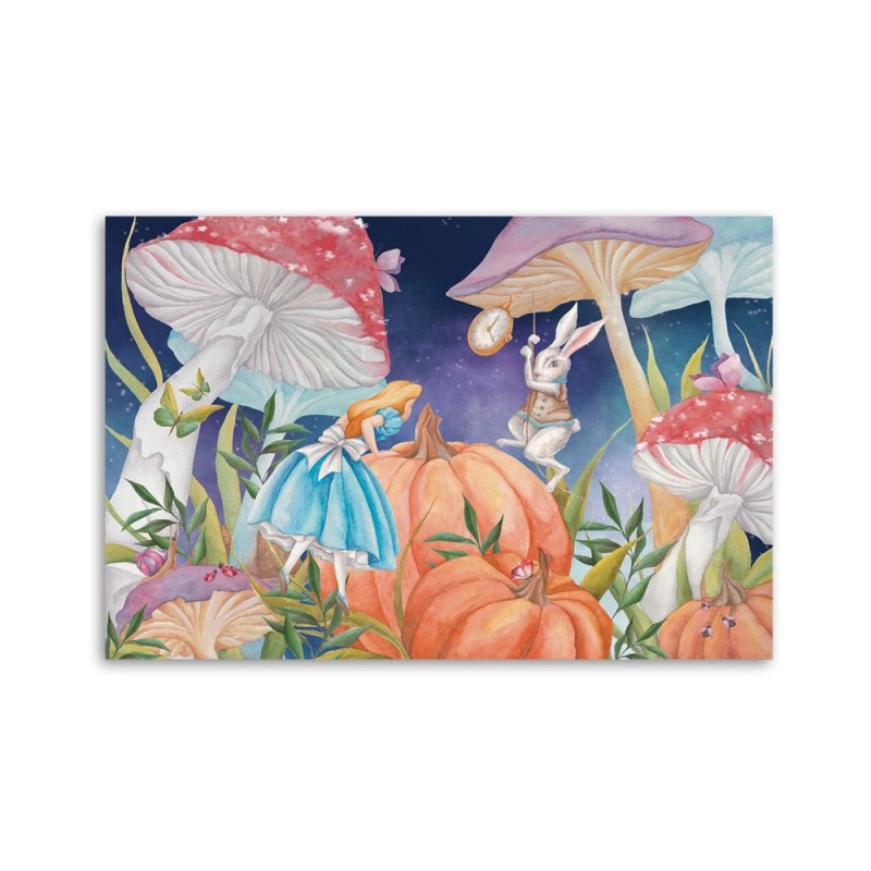 Bild auf Leinwand - Little Alice im Land der Wunder | Feeby