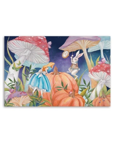Bild auf Leinwand - Little Alice im Land der Wunder | Feeby