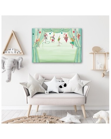 Leinwandbild - Zirkusakrobat | Feeby