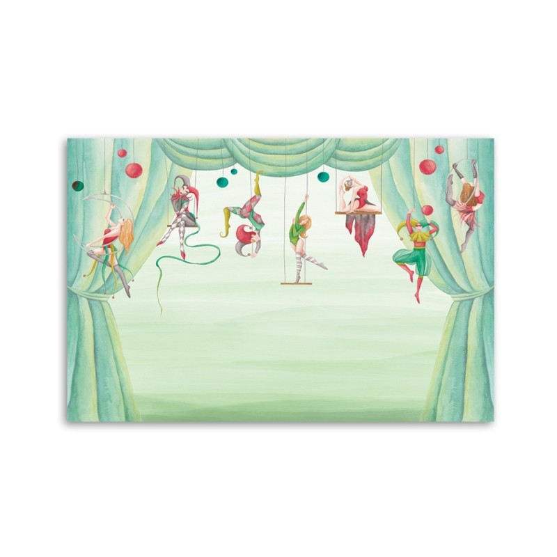 Leinwandbild - Zirkusakrobat | Feeby