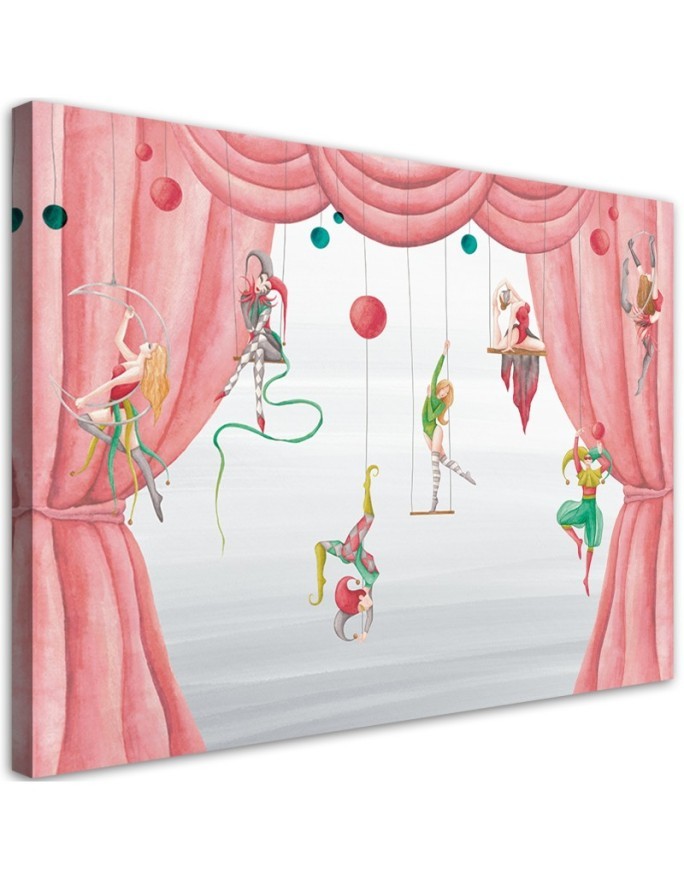 Modernes Wandbild - Zirkusakrobat | Feeby