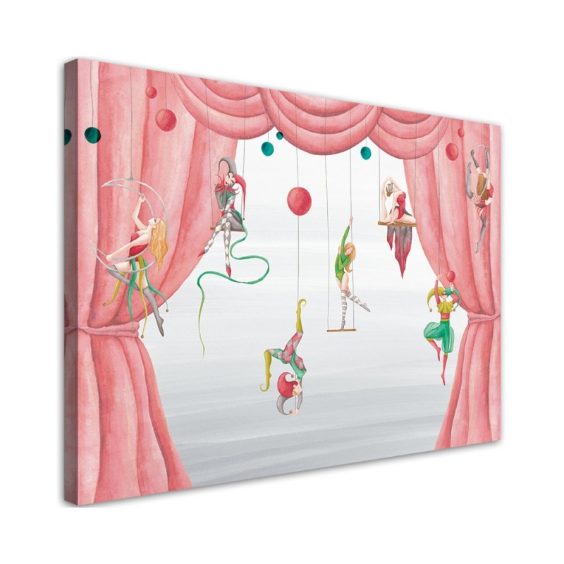 Modernes Wandbild - Zirkusakrobat | Feeby