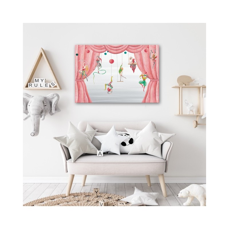 Modernes Wandbild - Zirkusakrobat | Feeby