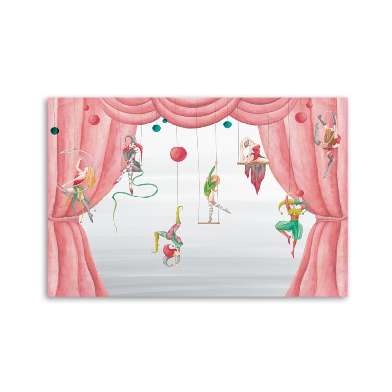 Modernes Wandbild - Zirkusakrobat | Feeby