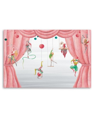Modernes Wandbild - Zirkusakrobat | Feeby