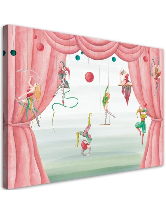 Bild auf Leinwand - Zirkusakrobat | Feeby