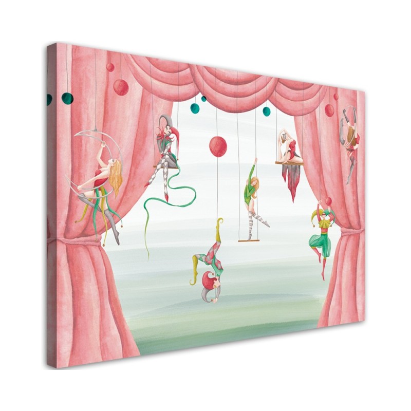 Bild auf Leinwand - Zirkusakrobat | Feeby