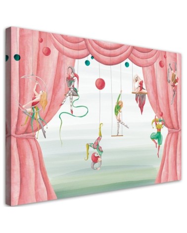 Bild auf Leinwand - Zirkusakrobat | Feeby