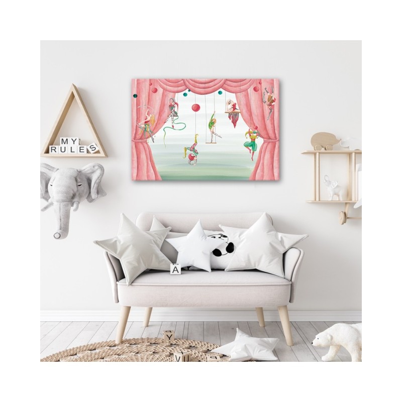 Bild auf Leinwand - Zirkusakrobat | Feeby