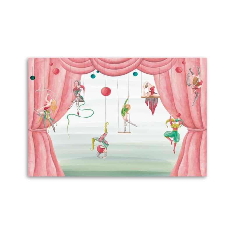 Bild auf Leinwand - Zirkusakrobat | Feeby