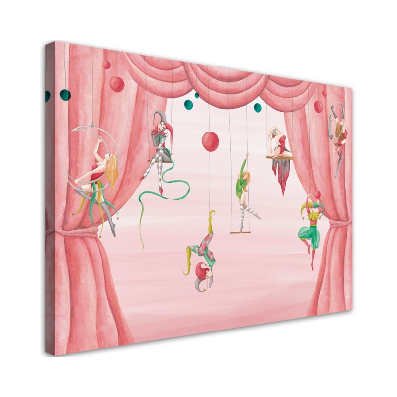 Leinwanddruck - Zirkusakrobat | Feeby