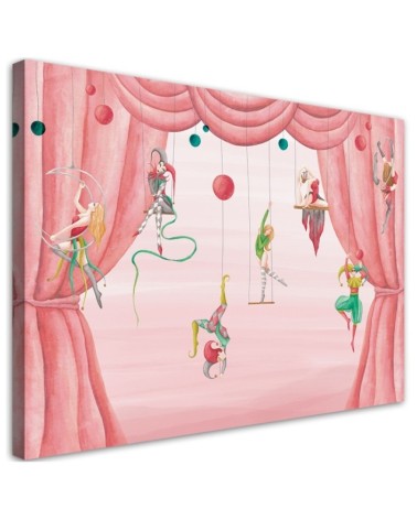 Leinwanddruck - Zirkusakrobat | Feeby